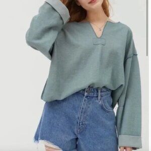 Urban Outfitters Jax Oversized Crop Sweatshirt Large